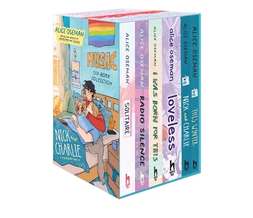 Alice Oseman Six-Book Collection Box Set (Solitaire, Radio Silence, I Was Born For This, Loveless, Nick and Charlie, This Winter) (Multiple items, slip-cased) by Alice Oseman, Genre: Fiction