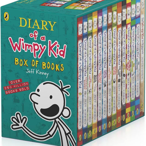 Diary of a Wimpy Kid Box of Books by Jeff Kinney, Genre: Fiction