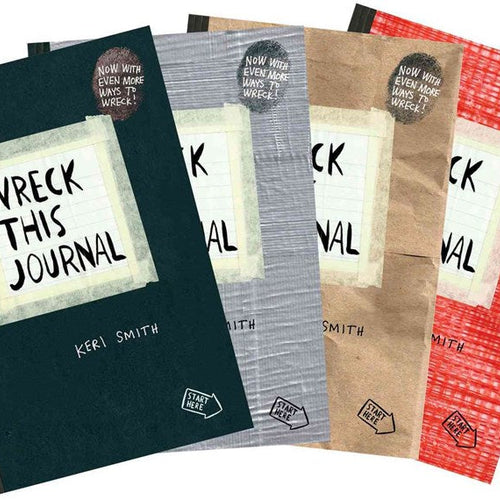 Wreck This Journal Bundle Set by Keri Smith, Genre: Journal