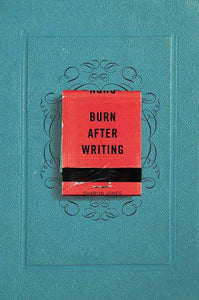 Burn After Writing by Sharon Jones, Genre: Journal