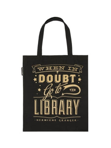 When in Doubt, Go to the Library Tote Bag by Out of Print, Genre: Stationary