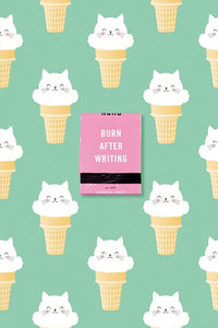 Burn After Writing (Ice Cream Cats) by Sharon Jones, Genre: Journal