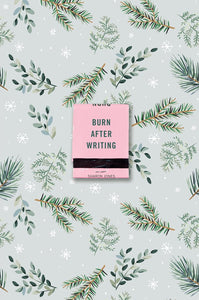 Burn After Writing (Winter Leaves) by Sharon Jones, Genre: Journal