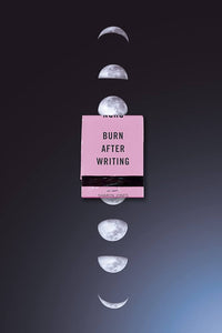 Burn After Writing (Moon Phases) by Sharon Jones, Genre: Journal