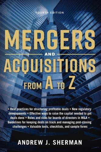 Mergers and Acquisitions from A to Z by Andrew Sherman , Genre: Nonfiction