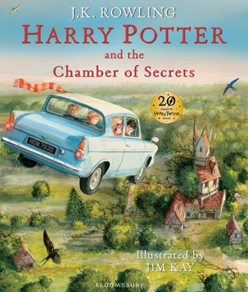 Harry Potter And The Chamber Of Secrets Illustrated Edition by J.K Rowling, Genre: Fiction