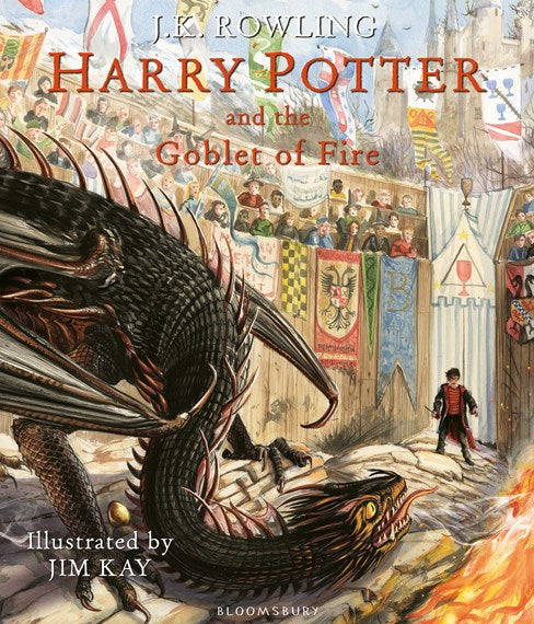 Harry Potter And The Goblet Of Fire Illustrated Edition by J.K Rowling, Genre: Fiction