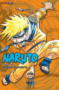 Naruto (3-in-1 Edition), Vol. 2 by Masashi Kishimoto, Genre: Comics