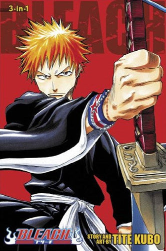 Bleach (3-in-1 Edition), Vol. 1 by Tite Kubo, Genre: Comics