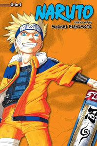 Naruto (3-in-1 Edition), Vol. 4 by Masashi Kishimoto, Genre: Comics