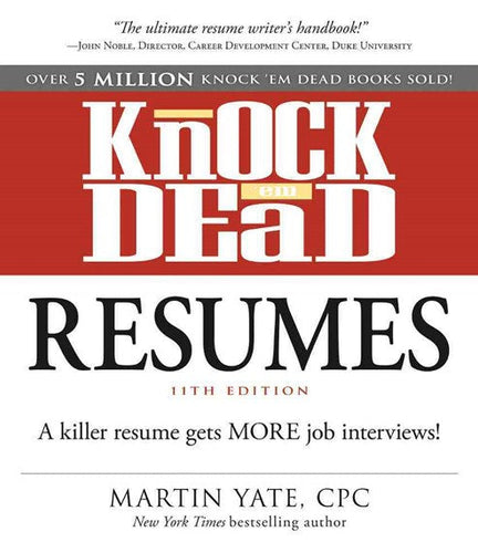 Knock Em Dead by Martin Yate, Genre: Nonfiction