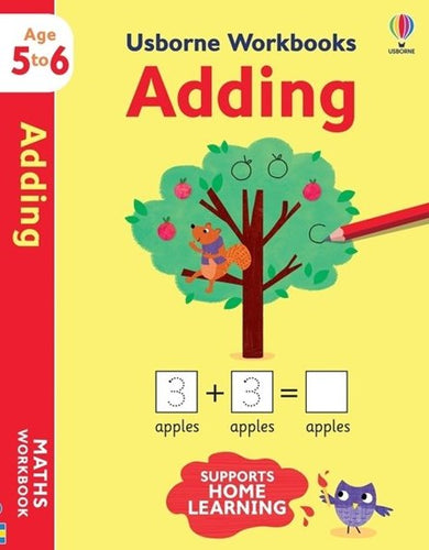 Usborne Workbooks Adding 5-6 by Holly Bathie, Genre: Nonfiction