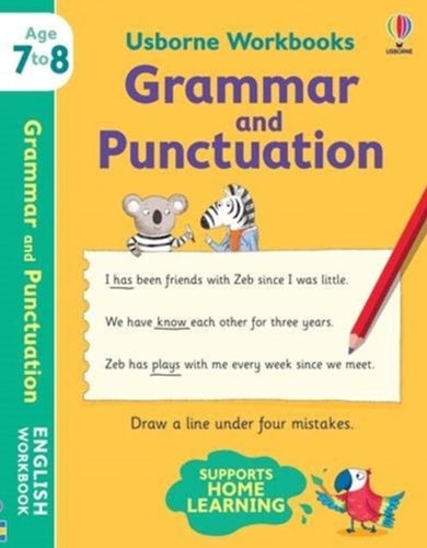 Usborne Workbooks Grammar and Punctuation 7-8 by Hannah Watson, Genre: Nonfiction