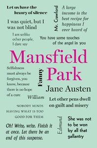 Mansfield Park - Word Cloud Classics   by Jane Austen, Genre: Fiction