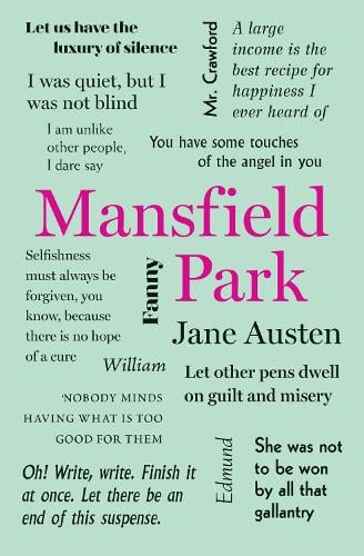 Mansfield Park - Word Cloud Classics   by Jane Austen, Genre: Fiction