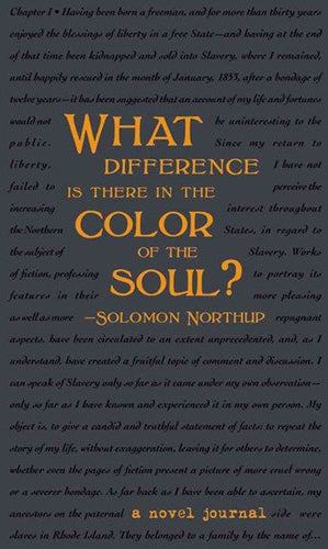 A Novel Journal: 12 Years a Slave (Compact) (Novel Journals) by Solomon Northup, Genre: Journal