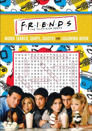 Friends Word Search, Quips, Quotes, and Coloring Book - Coloring Book & Word Search   by Editors of Thunder Bay Press, Genre: Nonfiction