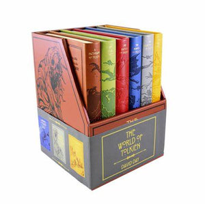 The World of Tolkien Complete 6 Books Collection Box Set (Dictionary, Atlas, Battles, Heroes, Dark Powers & Hobbits) by David Day, Genre: Fiction