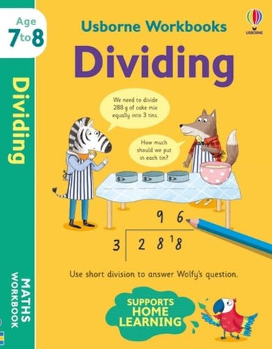 Usborne Workbooks Dividing 7-8 by Holly Bathie, Genre: Nonfiction