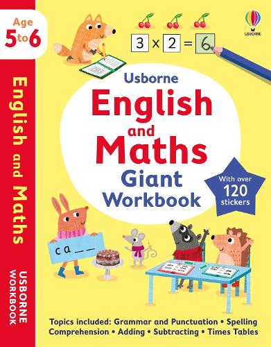 Usborne English and Maths Giant Workbook 5-6 by Maddie Frost, Genre: Nonfiction