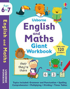 Usborne English and Maths Giant Workbook 6-7 by Marta Cabrol, Genre: Nonfiction