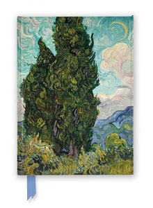 Vincent van Gogh: Cypresses (Foiled Journal) by Flame Tree Studio, Genre: Stationary