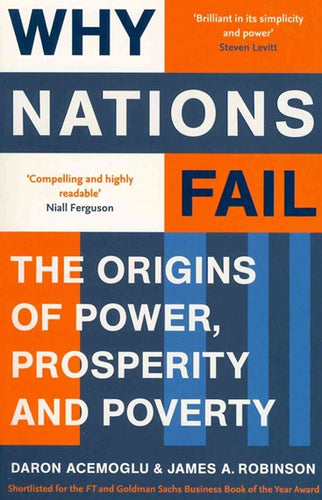 Why Nations Fail by Daron Acemoglu,James A. Robinson, Genre: Fiction